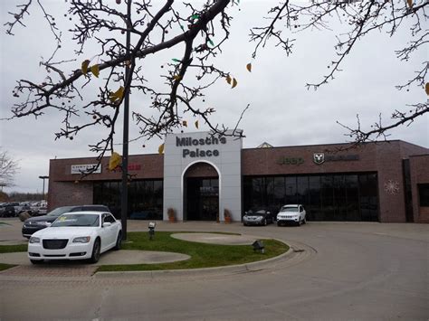 Milosch palace - Milosch's Palace Chrysler-Jeep-Dodge, Inc. operates as a car dealer. The Company offers new and used cars, sedans, trucks, and SUVs, as well as provides parts and services.